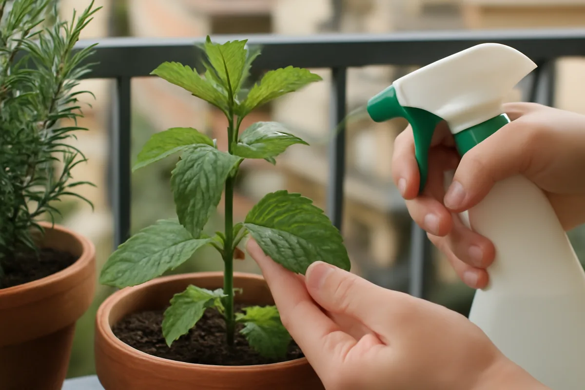 Afidi sulle piante aromatiche: il rimedio naturale per proteggere il balcone
