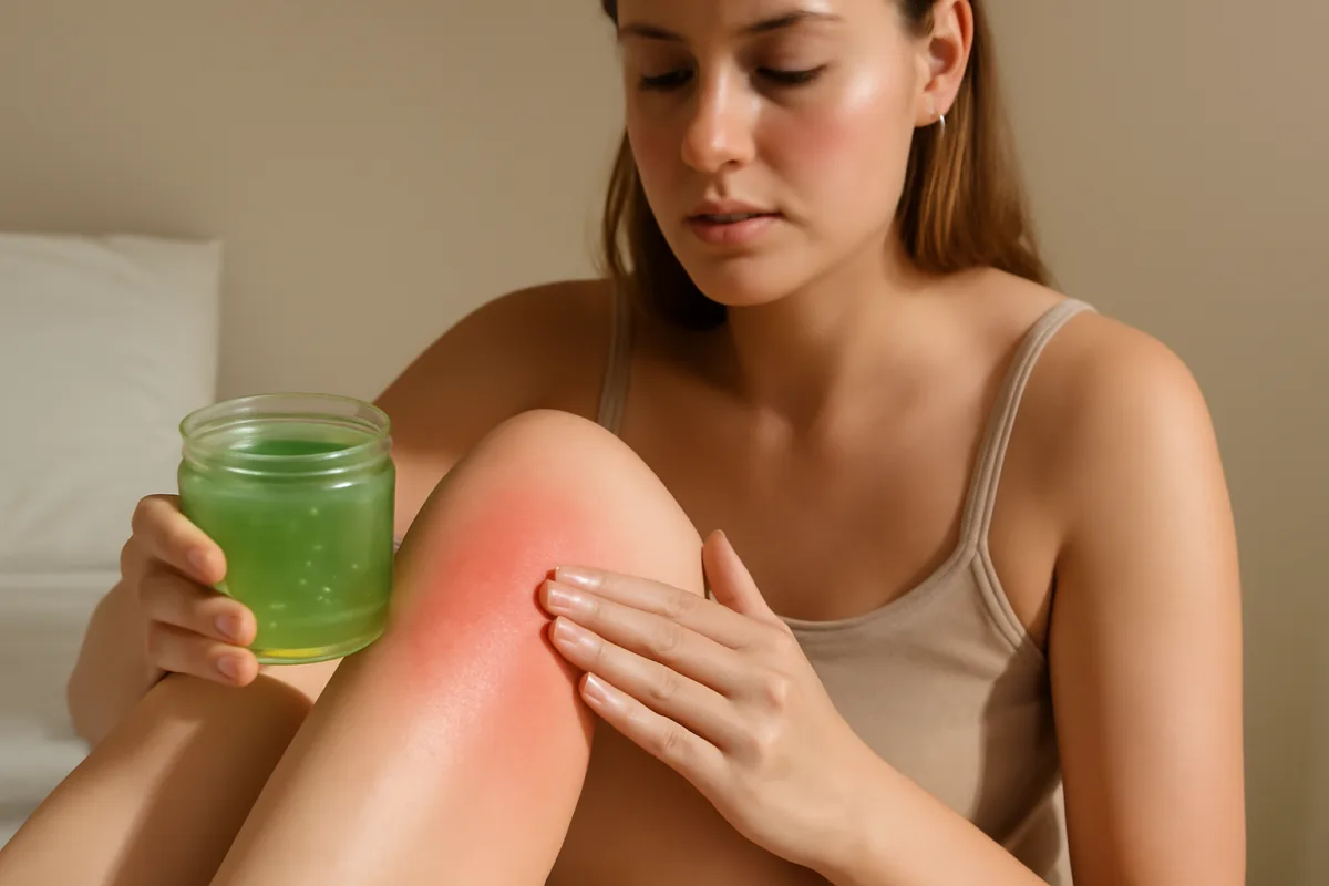 Arrossamento dopo la depilazione? il gel vegetale che calma subito la pelle