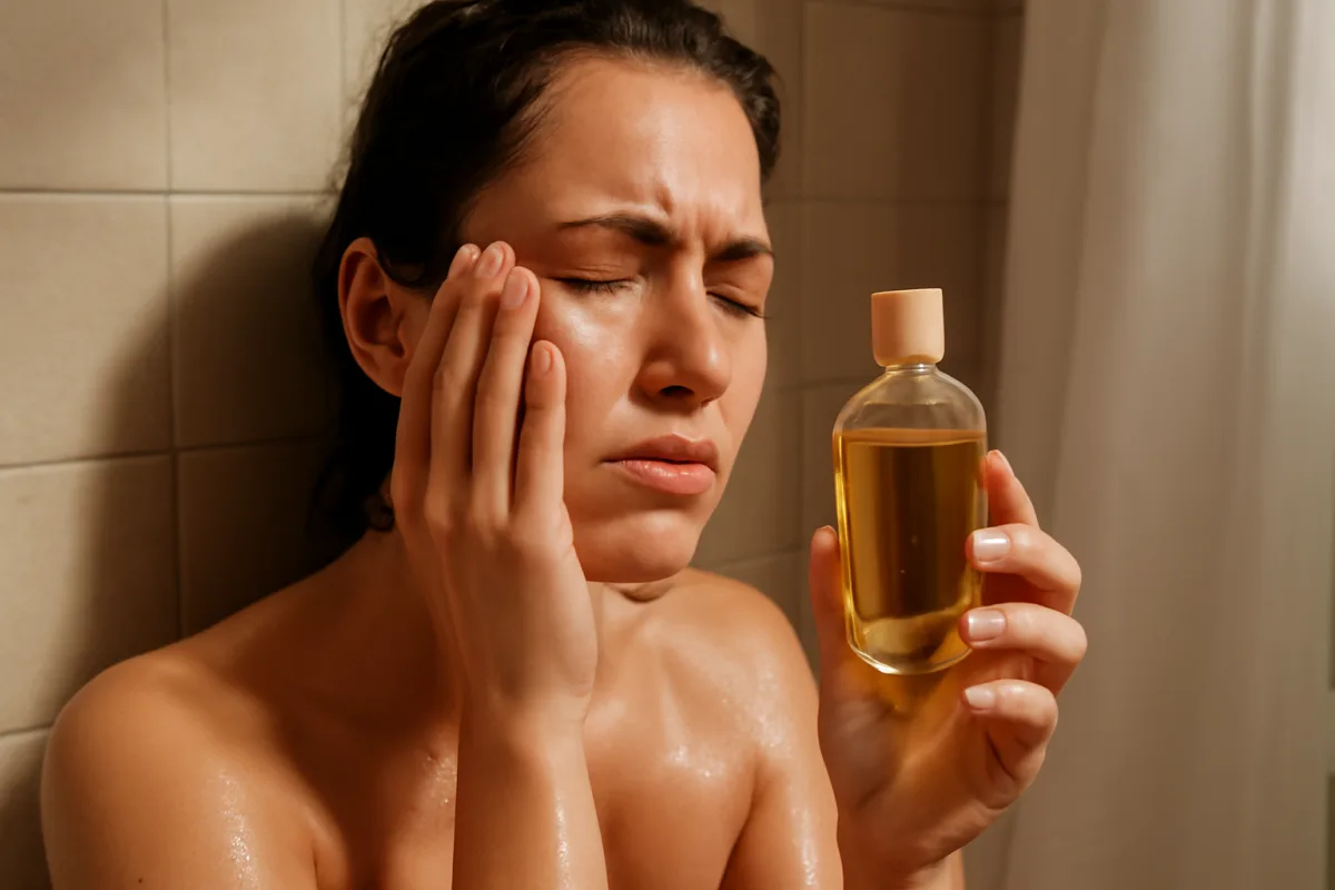 Pelle che tira dopo la doccia? l’olio naturale che trattiene idratazione a lungo
